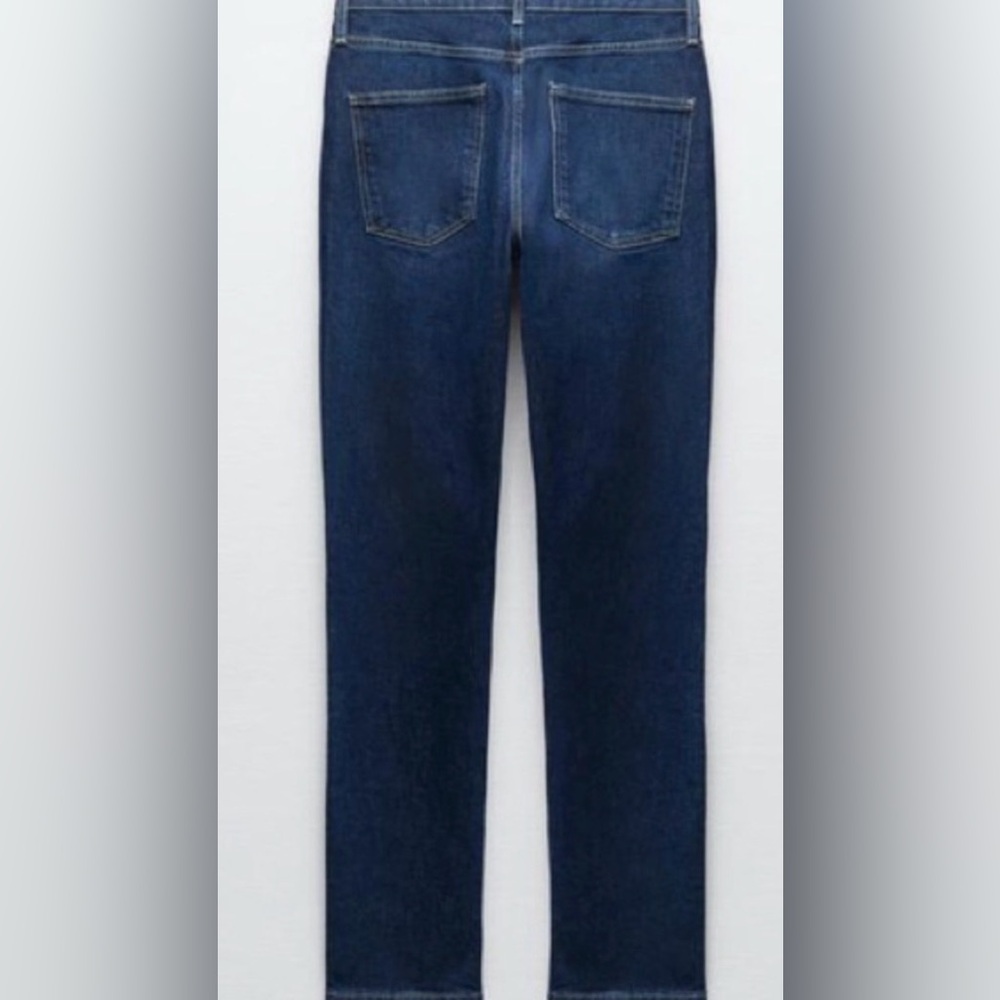 ZARA ZW THE SLIM FULL LENGTH STRAIGHT LEG JEANS
